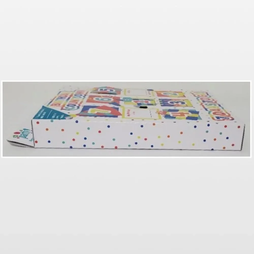 New Birthday Countdown 7 Days Advent Fun Activity Party Kids NWT